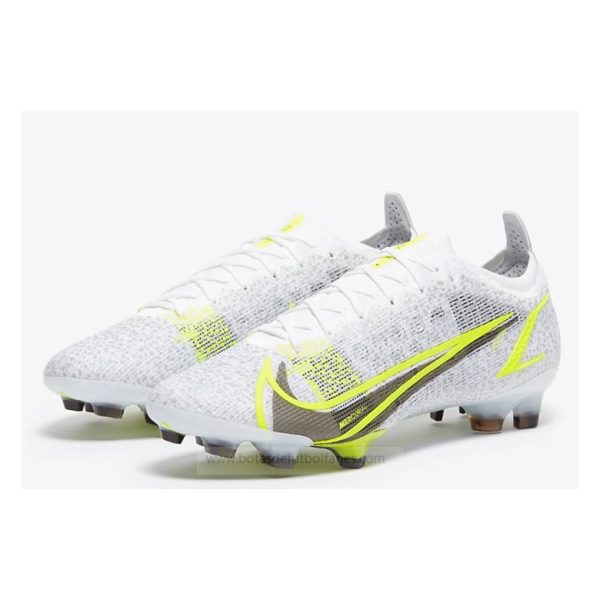 Nike Mercurial Vapor XIV Elite FG Plata Safari Blanco Negro Plata Neon